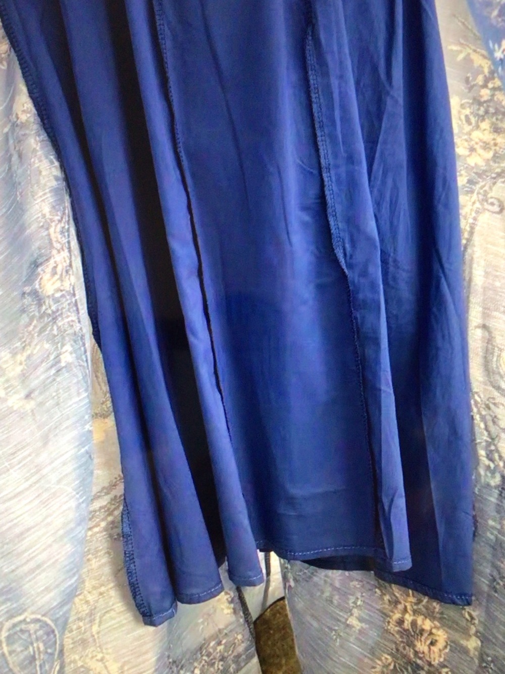 Zimmermann Blue Strapless Lace-Up Floral Midi Dress - Picture 8 of 8
